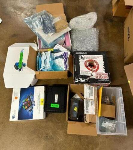 DESCRIPTION: ASSORTED LAB EQUIPMENT, PARTS, AND COMPONENTS AS SHOWN INFORMATION: SEE PHOTOS FOR MORE DETAIL LOCATION: BOTTOM FLOOR QTY: 1