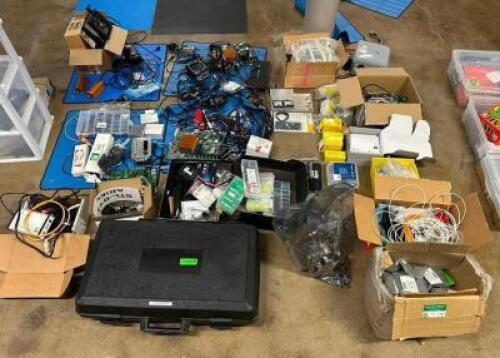 DESCRIPTION: ASSORTED LAB EQUIPMENT, PARTS, AND COMPONENTS AS SHOWN INFORMATION: SEE PHOTOS FOR MORE DETAIL LOCATION: BOTTOM FLOOR QTY: 1