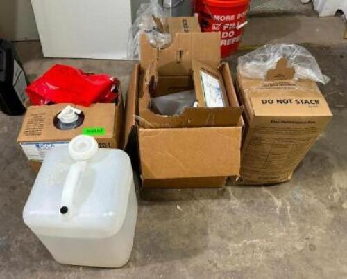 DESCRIPTION: ASSORTED OCEAN WATER CONTAINERS LOCATION: BOTTOM FLOOR QTY: 1