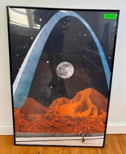 DESCRIPTION: FRAMED PRINT SIZE: 36"X24" LOCATION: 2ND FLOOR QTY: 1