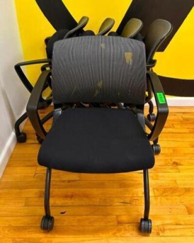 DESCRIPTION: (5) FOLDAWAY OFFICE CHAIRS LOCATION: 2ND FLOOR QTY: 5