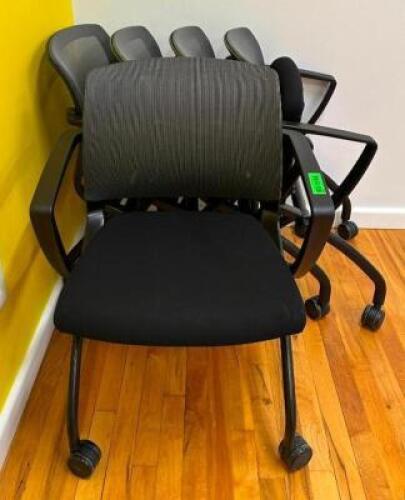 DESCRIPTION: (5) FOLDAWAY OFFICE CHAIRS LOCATION: 2ND FLOOR QTY: 5