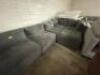SOFA SECTIONAL WITH OTTOMAN - 2