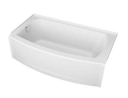 Elevate 5x30-inch Integral Apron Bathtub with Left-hand Outlet
