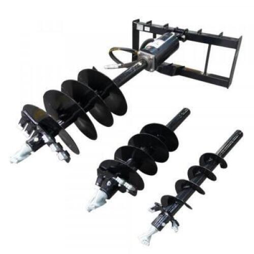 WOLVERINE HYDRAULIC AUGER SET.