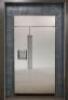 48" BUILT IN SIDE BY SIDE REFRIGERATOR WITH DISPENSER AND SMART CONTROL