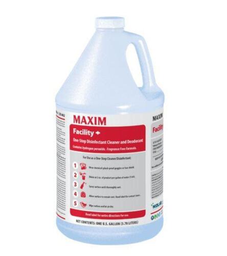 (4) - ONE GAL. BOTTLES OF MAXIM FACILITY PLUS GERMICIDAL CLEANER
