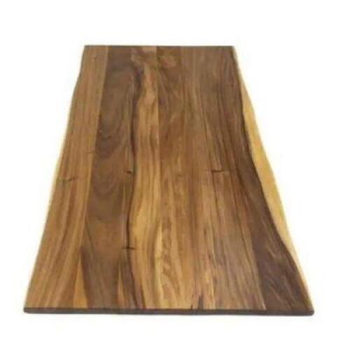 6 ft. L x 25 in. D Finished Saman Solid Wood Butcher Block Countertop With Live Edge