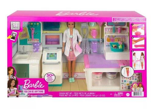 Barbie Careers Fast Cast Clinic Playset
