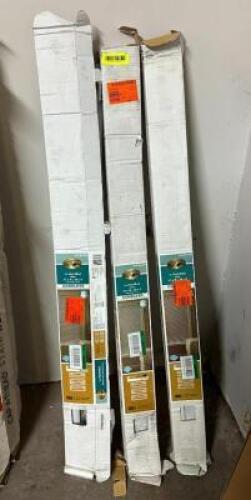(3)- 47"X48" CORDLESS BLINDS