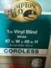 (3)- 47"X48" CORDLESS BLINDS - 3