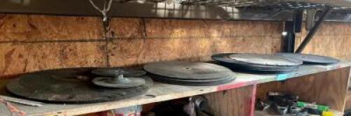 ASSORTED CUTTING WHEELS AS SHOWN