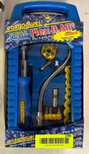 26 PC. FLEX IT ALL RATCHETING SCREWDRIVER KIT WITH HARD CASE