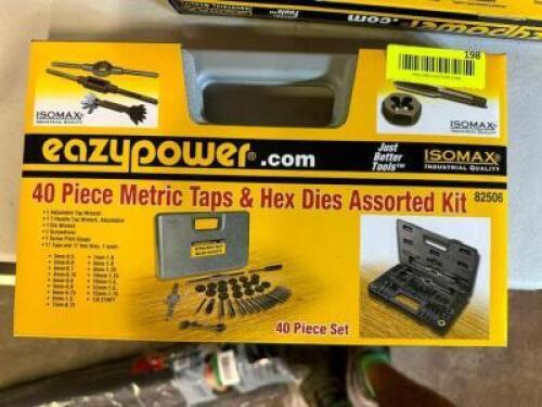 40 PC. METRIC TAP AND HEX DIES KIT