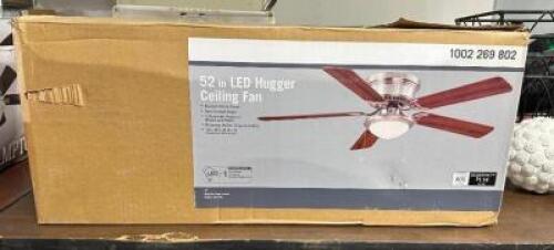 52" LED HUGGER CEILING FAN