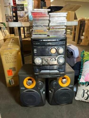 PHILLIPS MEDIA PLAYER WITH SPEAKERS