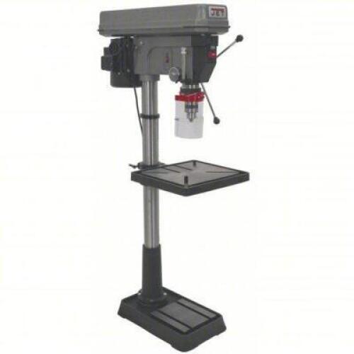 DESCRIPTION: (1) FLOOR DRILL PRESS BRAND/MODEL: JET #18F196 INFORMATION: BELT, FIXED, SINGLE=PHASE, 115/230 V AC SIZE: 20" SWING RETAIL$: $1634.26 EA