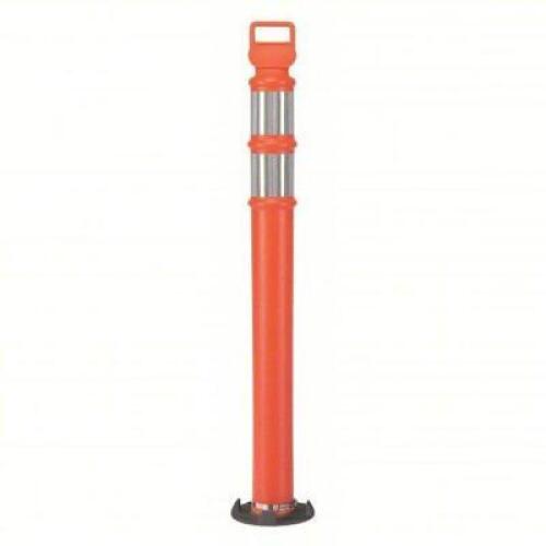 DESCRIPTION: (4) PERMANENT MOUNT DELINEATOR POST BRAND/MODEL: PRODUCT NUMBER #1EKU6 INFORMATION: ORANGE, REFLECTIVE STRIPES SIZE: 42" RETAIL$: $40.00
