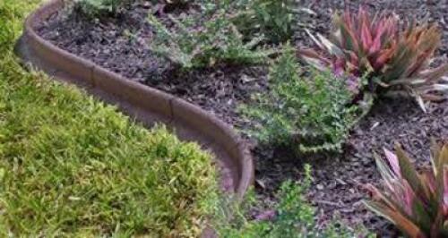 DESCRIPTION: (6) GARDEN TRIM EDGE, FLEXIBLE BRAND/MODEL: ECO BORDER INFORMATION: BROWN, CONCRETE LOOKING SIZE: 4' RETAIL$: $72.00 EA QTY: 6