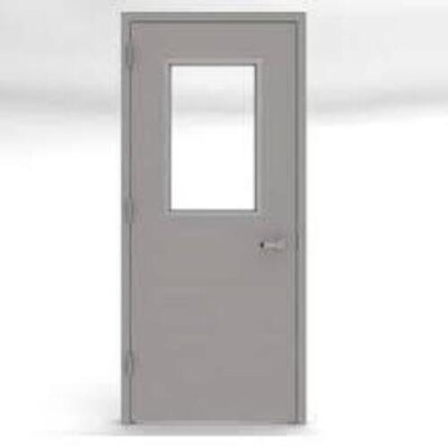 DESCRIPTION: (1) STEEL DOOR WITH WINDOW BRAND/MODEL: #EU4Q1B INFORMATION: STEEL RETAIL$: $234.00 EA QTY: 1
