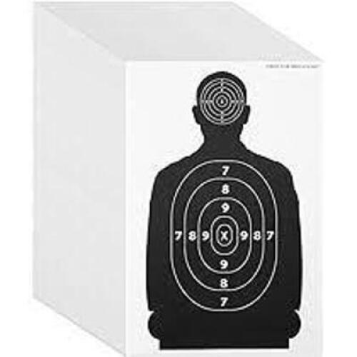 DESCRIPTION: (1) CASE OF (50) 500 M DOG TARGETS BRAND/MODEL: #13076344 INFORMATION: WHITE WITH BLACK FIGURE SIZE: FOR 500 METERS RETAIL$: $200.00 TOTA