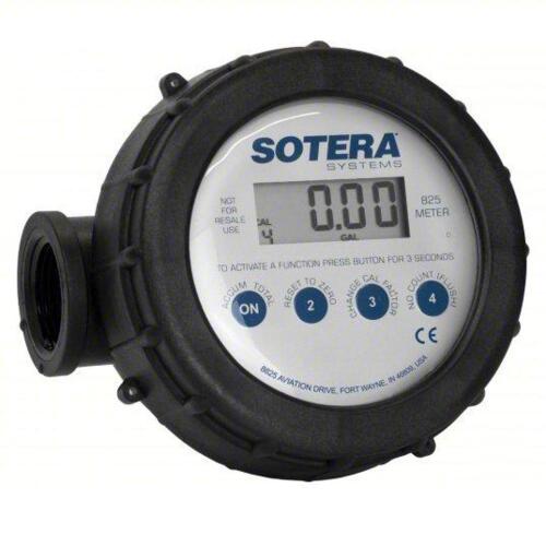 DESCRIPTION: (1) ELECTRONIC FLOWMETER, DIGITAL METER BRAND/MODEL: SOTERA #6XGW9 INFORMATION: BLACK, ANTIFREEZE, FERTILIZERS, OILS, PESTICIDES, PETROLE