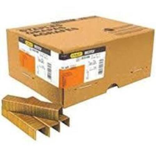 DESCRIPTION: (1) CASE OF (10000) STAPLES BRAND/MODEL: DEWALT #16S2-19SG10M INFORMATION: 16 GAUGE SIZE: 3/4" RETAIL$: $99.90 EA QTY: 1