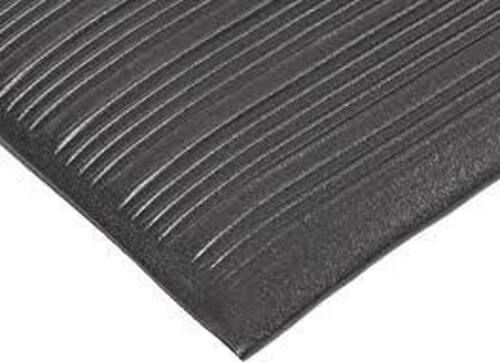DESCRIPTION: (1) ANTIFATIGUE RIBBED SPONGE MAT INFORMATION: BLACK SIZE: 3/8 X 2 X 60 RETAIL$: $113.72 EA QTY: 1