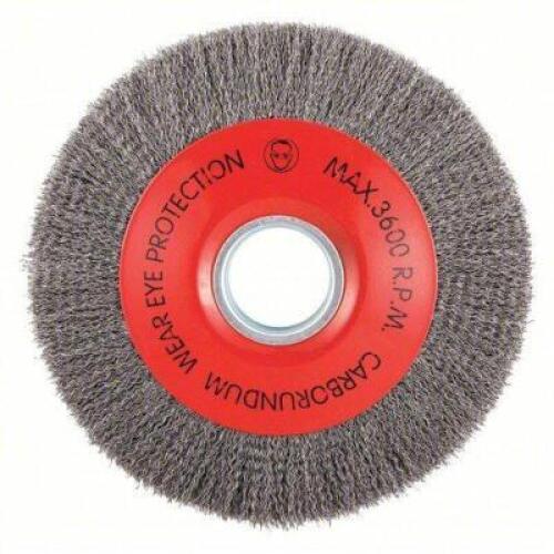 DESCRIPTION: (4) WIRE WHEEL BRUSH BRAND/MODEL: PRODUCT NUMBER #443M94 INFORMATION: CRIMPED STEEL SIZE: 10" DIAMETER, 1-1/8" W, 2" ARBOR RETAIL$: $25.1