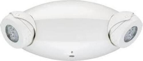 DESCRIPTION: (2) EMERGENCY LIGHT WITH ADJUSTABLE OPTICS BRAND/MODEL: LITHONIA LIGHTING #ELM4L INFORMATION: WHITE RETAIL$: $77.55 EA QTY: 2