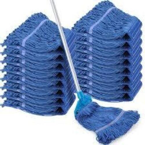 DESCRIPTION: (1) BOX OF APPROX (12) MOP HEADSINFORMATION: BLUE, NO HANDLE INCLUDED, JUST MOP HEADSRETAIL$: $76.99 TOTALQTY: 1