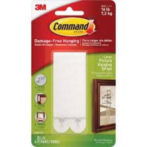 DESCRIPTION: (2) CASES OF (24) PICTURE HANGING STRIPS BRAND/MODEL: 3M COMMAND #17206-ES RETAIL$: $34.89 EA QTY: 2