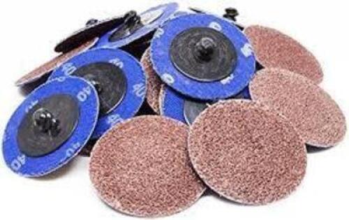 DESCRIPTION: (2) BOXES OF (50) QUICK CHANGE DISC BRAND/MODEL: SUPERIOR #11229 INFORMATION: 60 GRIT, ALUMINUM OXIDE SIZE: 3" RETAIL$: $14.99 EA QTY: 2
