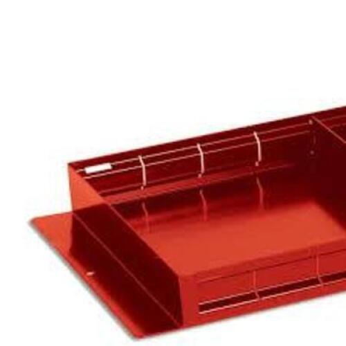 DESCRIPTION: (3) TOTE TRAY BRAND/MODEL: WEATHER GUARD #14V926 INFORMATION: RED STEEL SIZE: 3" L X 12" H X 26-3/16" RETAIL$: $121.75 EA QTY: 3