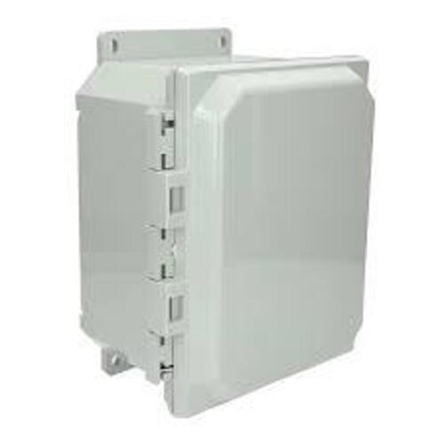 DESCRIPTION: (2) NON METALLIC ENCLOSURE BRAND/MODEL: ROHS #AMP864LF SIZE: 8 X 6 X 4" RETAIL$: $63.61 EA QTY: 2