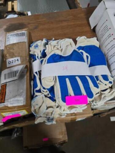 DESCRIPTION: (24) PAIRS OF WORK GLOVES INFORMATION: BLUE QTY: 24