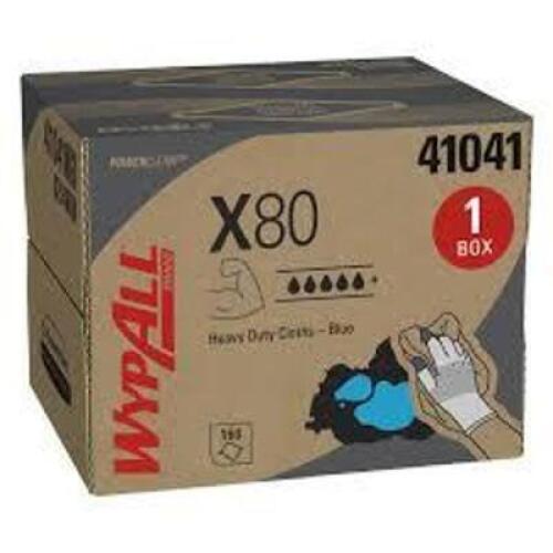 DESCRIPTION: (1) BOX OF HEAVY DUTY WIPES BRAND/MODEL: WYPALL #41041 SIZE: 160 PER BOX RETAIL$: $37.39 EA QTY: 1