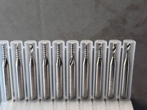 DESCRIPTION: (10) CARBIDE UPCUT ROUTER BIT BRAND/MODEL: LMT 13030G SIZE: 3mm DIA 6mm SD RETAIL$: $594.60 QTY: 10