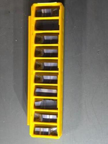 DESCRIPTION: (10) CARBIDE MILLING INSERTS BRAND/MODEL: KENNAMETAL XCP51S635F040SGP KCU25 RETAIL$: $207.30 QTY: 10