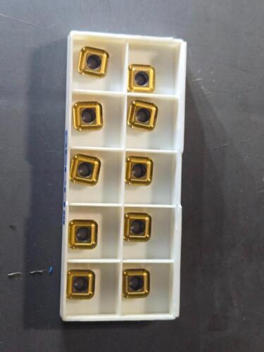 DESCRIPTION: (10) CARBIDE MILLING INSERTS BRAND/MODEL: KENNAMETAL SPGX0903-C1 RETAIL$: $247.10 QTY: 10