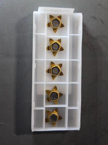 DESCRIPTION: (5) CARBIDE GROOVING INSERTS BRAND/MODEL: ISCAR PENTA17N100P010P RETAIL$: $258.50 QTY: 5