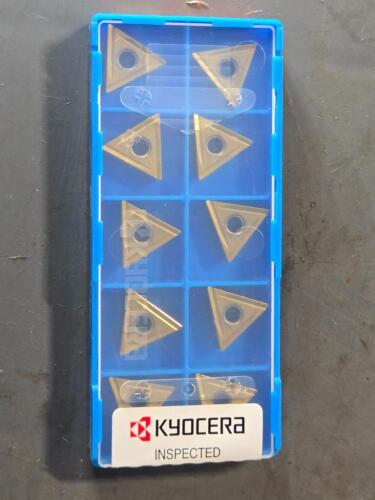 DESCRIPTION: (40) CARBIDE TURNING INSERTS BRAND/MODEL: KYOCERA TNGG160404R-B RETAIL$: $484.00 QTY: 40