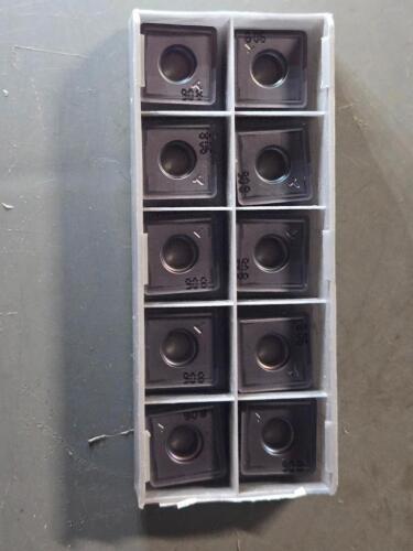 DESCRIPTION: (10) CARBIDE INDEXABLE DRILL INSERTS BRAND/MODEL: ISCAR SOMT160512DT IC908 RETAIL$: $218.00 QTY: 10
