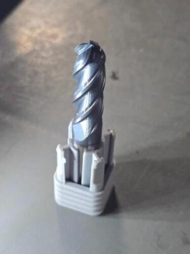 DESCRIPTION: (2) SOLID CARBIDE BALL END MILL BRAND/MODEL: HARVEY TOOL 970624-C6 SIZE: 3/8" DIA 1-1/8" LOC RETAIL$: $159.81 QTY: 2