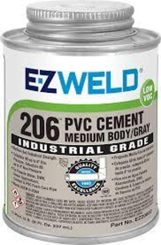 DESCRIPTION: (2) SOLVENT CEMENT BRAND/MODEL: EZ WELD 206 #5E529 SIZE: 32 FL OZ RETAIL$: $8.01 EA QTY: 2