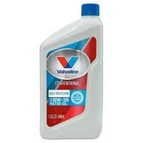 DESCRIPTION: (1) CASE OF (6) ENGINE OILBRAND/MODEL: VALVOLINE #797578INFORMATION: 10W-30SIZE: 1 QTRETAIL$: $7.99 EAQTY: 1