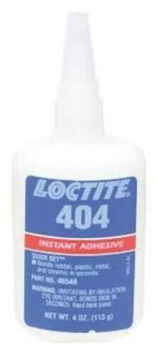 DESCRIPTION: (4) INSTANT ADHESIVE BRAND/MODEL: LOCTITE 404 #36D059 SIZE: 4 OZ RETAIL$: $244.17 EA QTY: 4