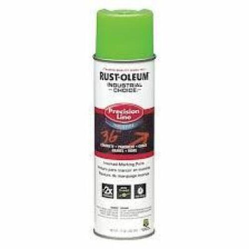 DESCRIPTION: (6) PRECISION LINE MARKING PAINT BRAND/MODEL: RUST-OLEUM #6KP34 INFORMATION: GREEN SIZE: 20 OZ RETAIL$: $6.97 EA QTY: 6