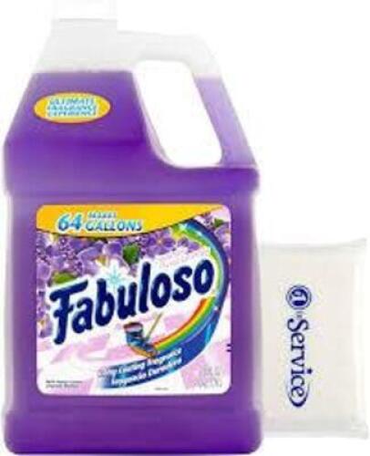 DESCRIPTION: (1) MULTI USE CLEANER CONCENTRATEBRAND/MODEL: FABULOSOSSIZE: MAKES 64 GALLONS OF CLEANERRETAIL$: $26.95 EAQTY: 1