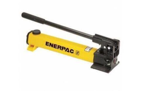 DESCRIPTION: (1) SINGLE STAGE HYDRAULIC HAND PUMP BRAND/MODEL: ENERPAC P391 INFORMATION: NEW IN BOX, OIL ON BOX IS NOT FROM THIS UNIT RETAIL$: $566.95